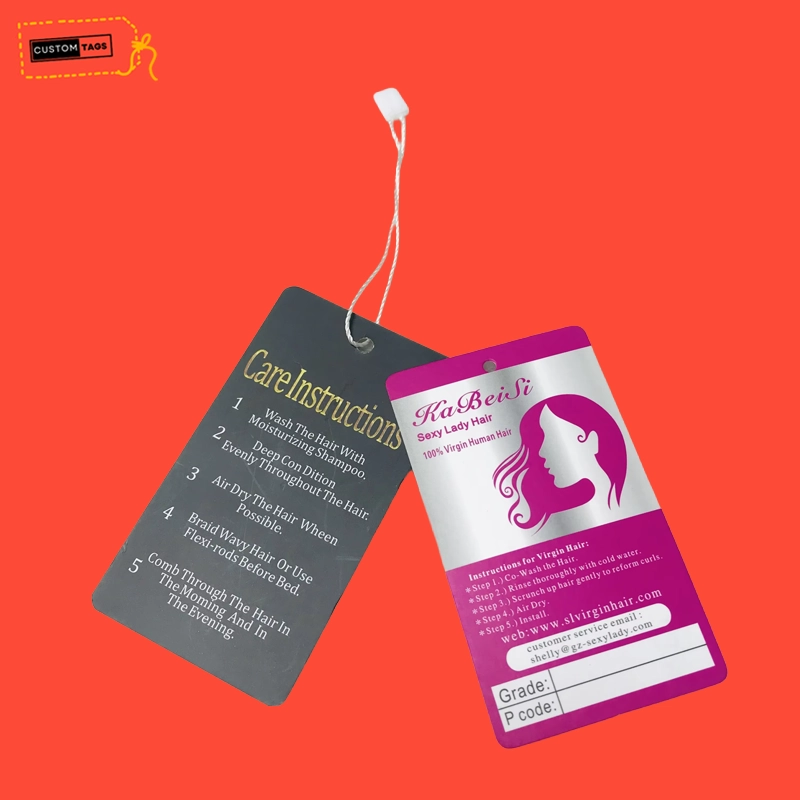 Custom Hair Serum Tags