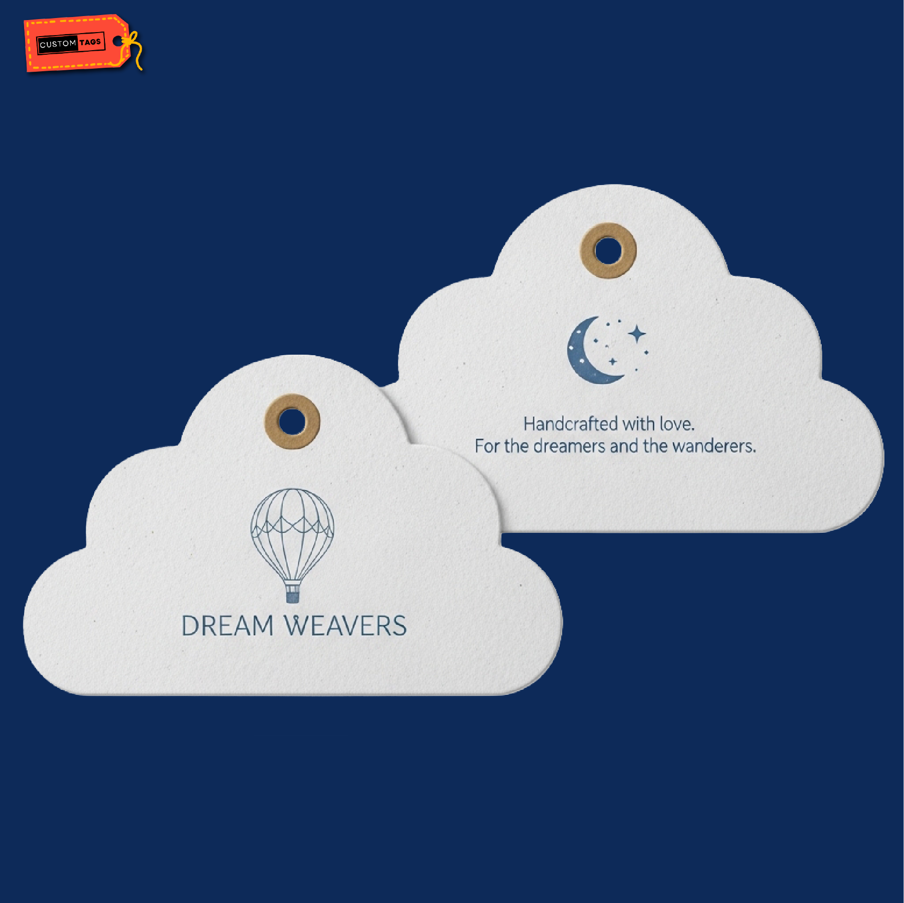 Custom Cloud Shape Tags
