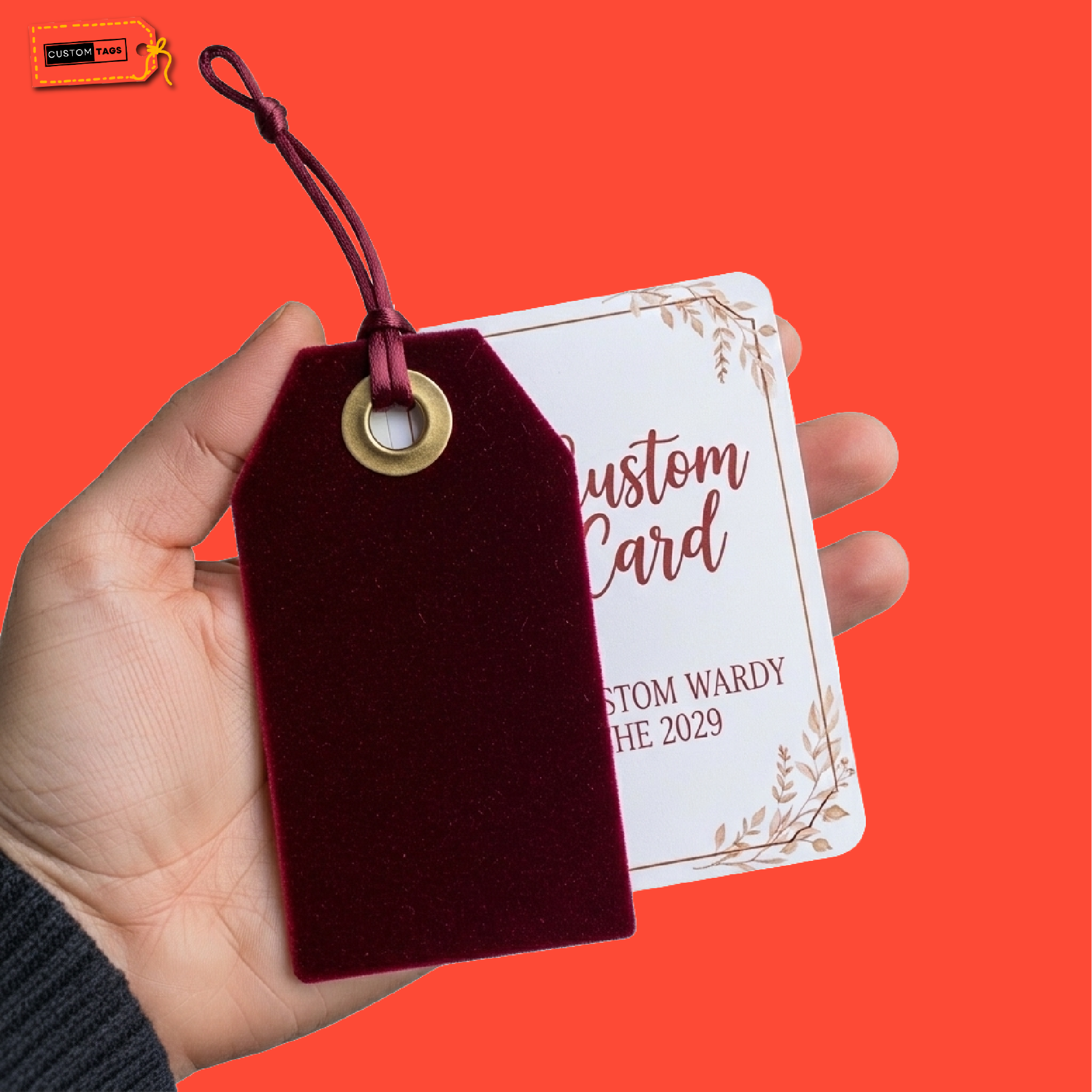 Custom Velvet Tags