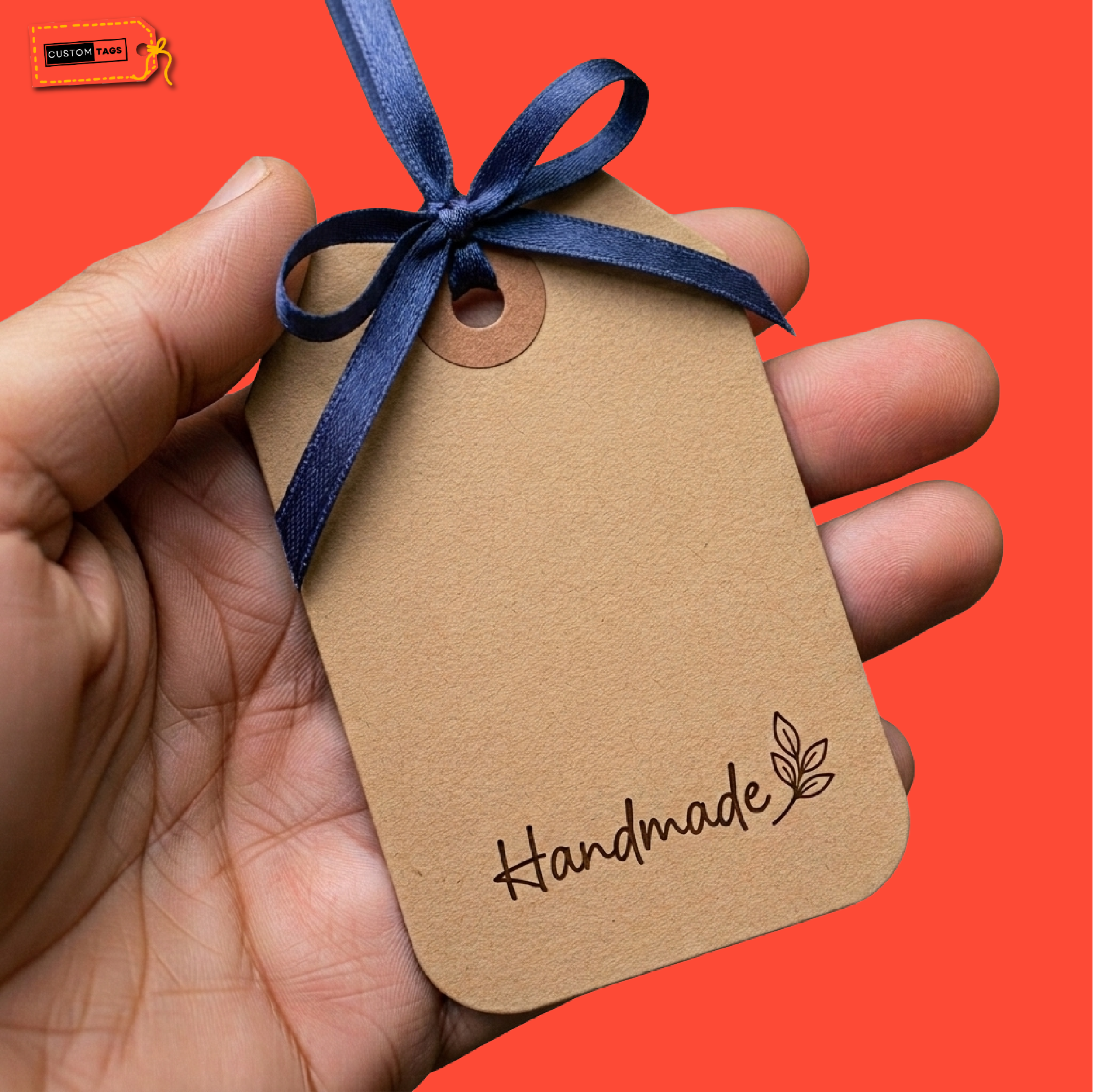 Custom Brown Tags