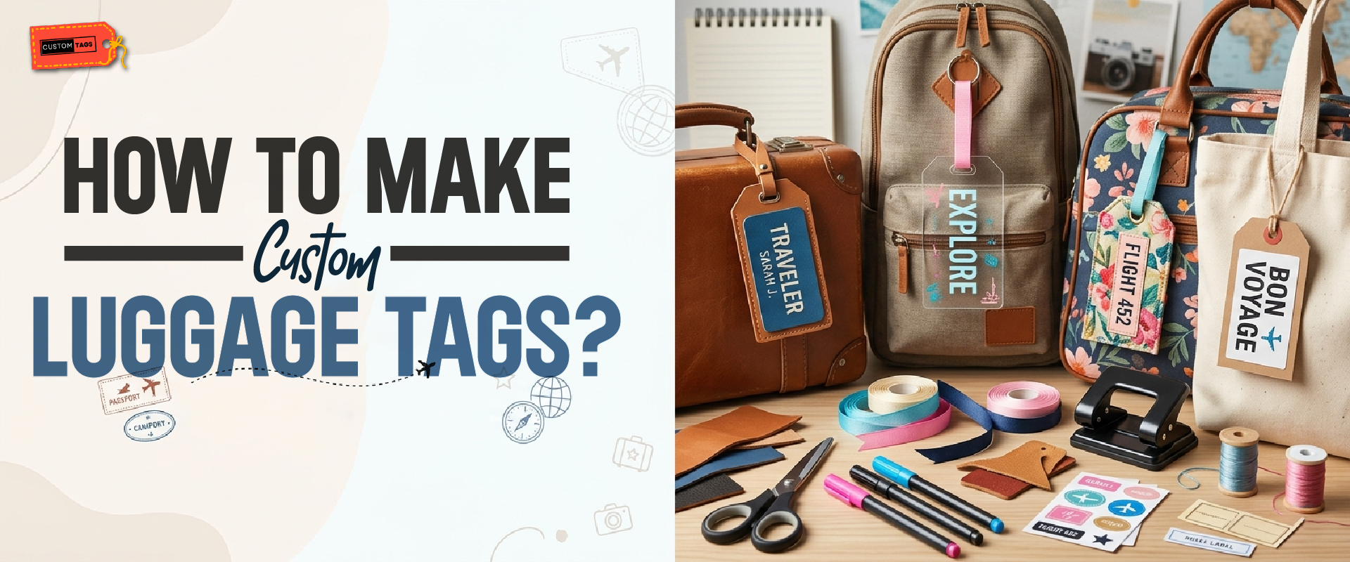 How to Make Custom Luggage Tags